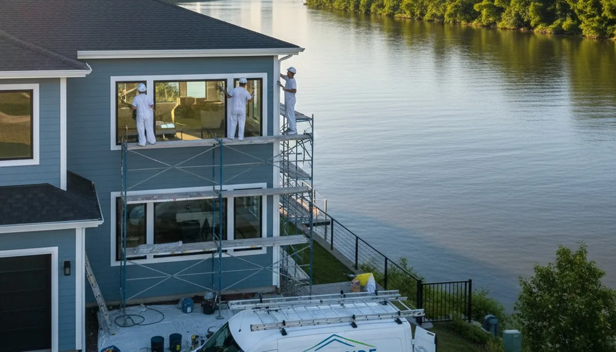 Professional exterior house painting service in Kansas City KS by housepaintingkansascityks.com