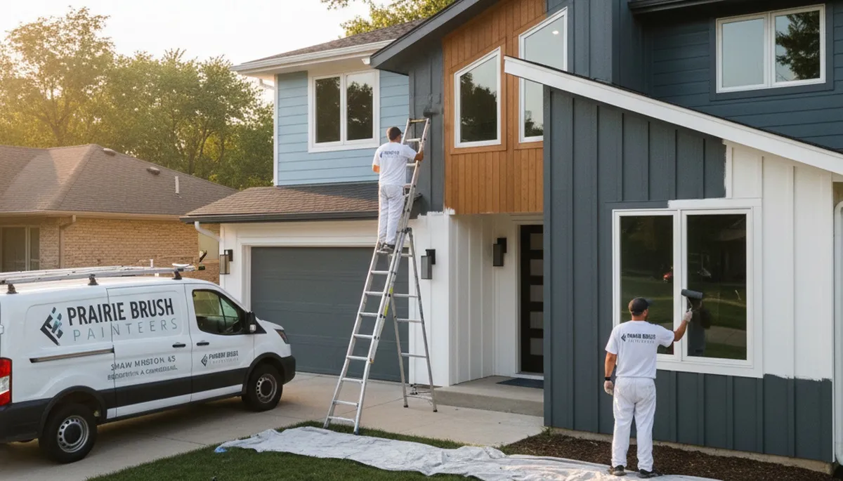 Professional house painters in Kansas City, KS serving residential interior and exterior painting projects